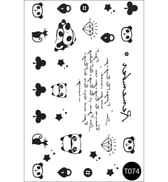Флеш-тату (тимчасові татуювання-наклейки) Tattoo Style T074