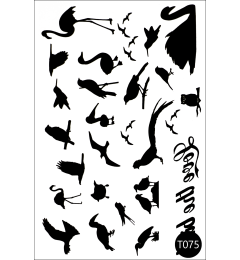 Флэш-тату (временные татуировки-наклейки) Tattoo Style T075