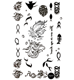 Флэш-тату (временные татуировки-наклейки) Tattoo Style T077