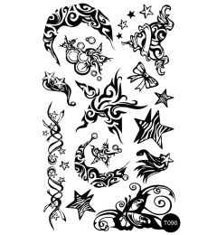 Флеш-тату (тимчасові татуювання-наклейки) Tattoo Style T090