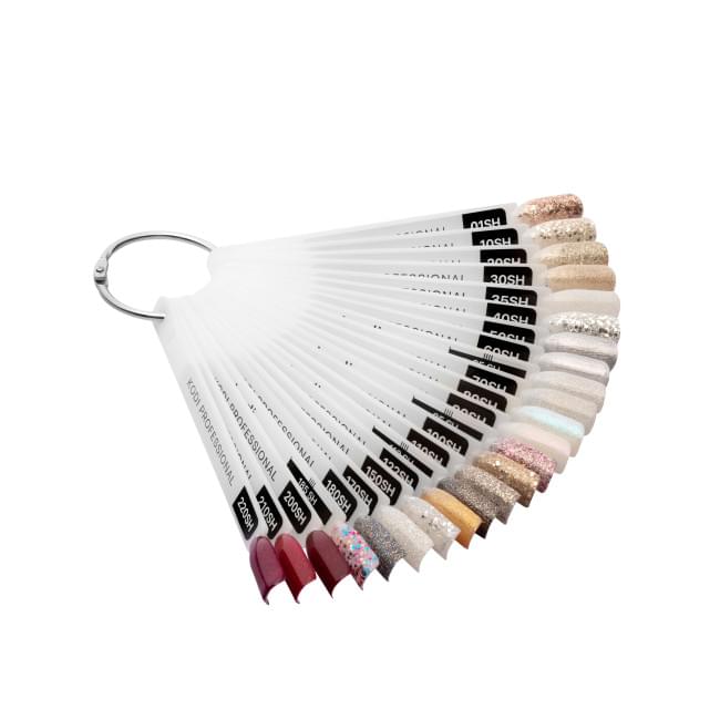 Палитра оттенков гель-лаков серии Shine (24 типс) Палитра оттенков гель-лаков серии Shine (24 типс)