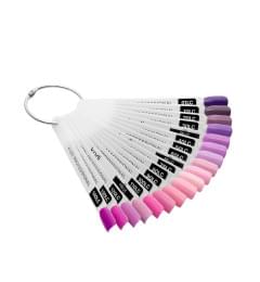 Палітра відтінків гель-лаків серії "Lilac" (18 тіпс) 