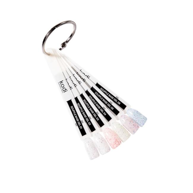 Палитра цветного базового покрытия Souffle Base Gel (6 типсов) Палитра цветного базового покрытия Souffle Base Gel (6 типсов)