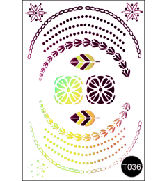 Флеш-тату (тимчасові татуювання-наклейки) Tattoo Style T036
