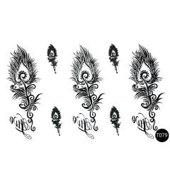 Флэш-тату (временные татуировки-наклейки) Tattoo Style T079