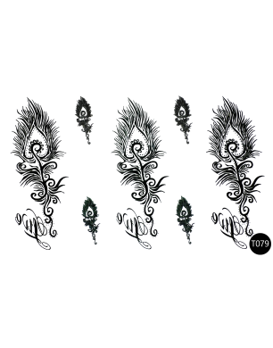 Флеш-тату (тимчасові татуювання-наклейки) Tattoo Style T079
