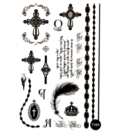 Флэш-тату (временные татуировки-наклейки) Tattoo Style T086