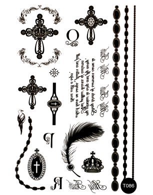 Флеш-тату (тимчасові татуювання-наклейки) Tattoo Style T086