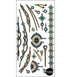 Флеш-тату (тимчасові татуювання-наклейки) Tattoo Style T058
