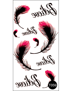 Флеш-тату (тимчасові татуювання-наклейки) Tattoo Style T059