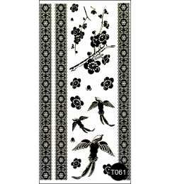 Флеш-тату (тимчасові татуювання-наклейки) Tattoo Style T061