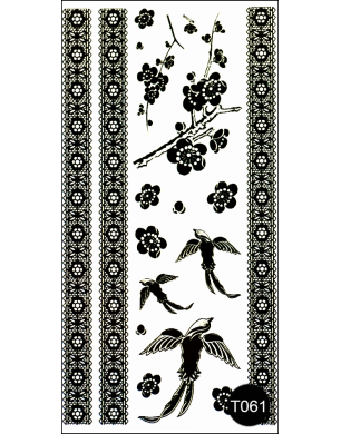 Флеш-тату (тимчасові татуювання-наклейки) Tattoo Style T061