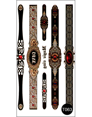 Флеш-тату (тимчасові татуювання-наклейки) Tattoo Style T063