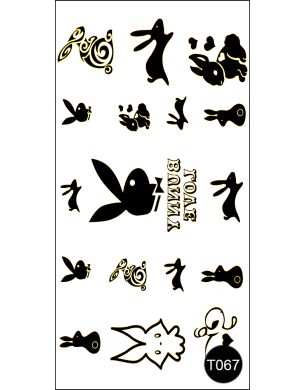 Флеш-тату (тимчасові татуювання-наклейки) Tattoo Style T067