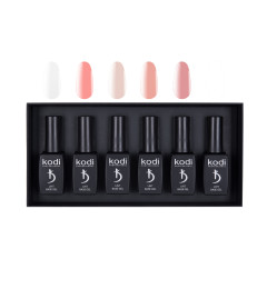 Набір основ для гель-лаку в коробці "Lint Base Gel" 12мл (6 шт)