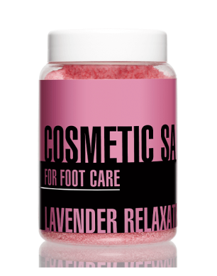 Косметическая соль по уходу за ногами Lavender relaxation, 450 г.