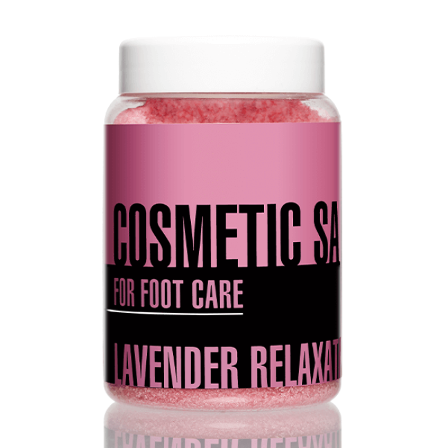 Косметична сіль для догляду за ногами Lavender relaxation, 450 г.