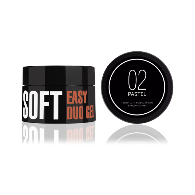 Easy Duo Gel Soft "Pastel" 02 (акрил-гель), 35 г