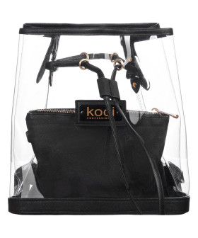 Сумка на плечо прозрачная с косметичкой внутри