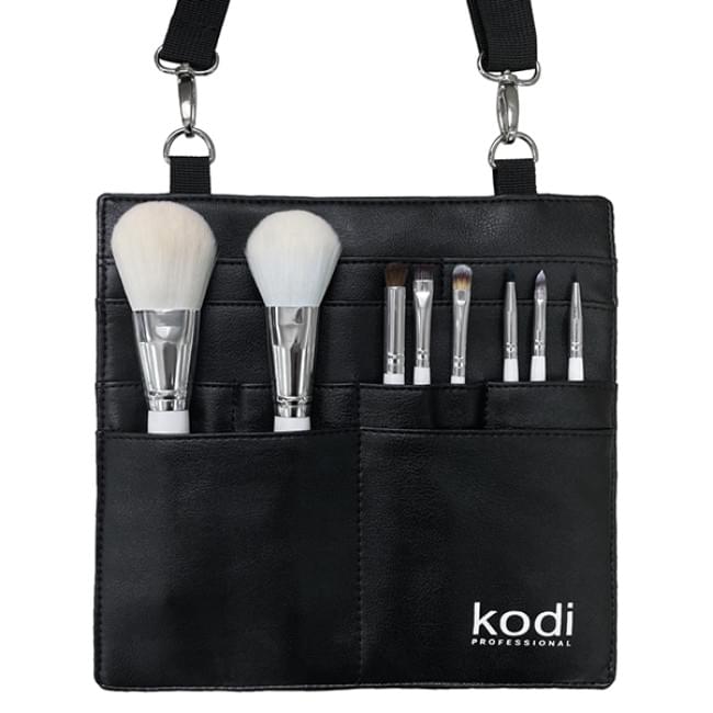 Набір пензликів для макіяжу на поясі "White"