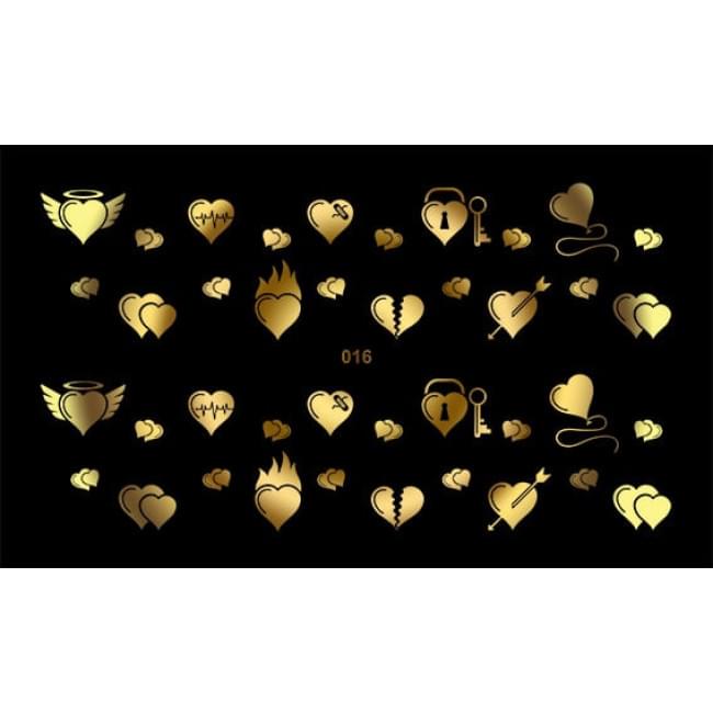 Фольга слайдер-дизайн 016 золото