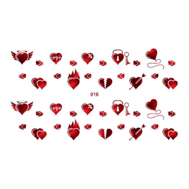 Фольга слайдер-дизайн 016 червоний Фольга слайдер-дизайн 016 червоний