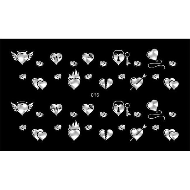 Фольга слайдер-дизайн 016 срібло Фольга слайдер-дизайн 016 срібло