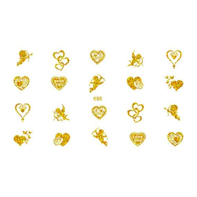 Фольга слайдер-дизайн 056 голографічне золото Фольга слайдер-дизайн 056 голографічне золото