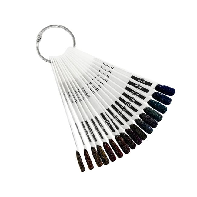 Палітра відтінків гель-лаку колекції "Diamond Sky" (16 тіпс) Палітра відтінків гель-лаку колекції "Diamond Sky" (16 тіпс)