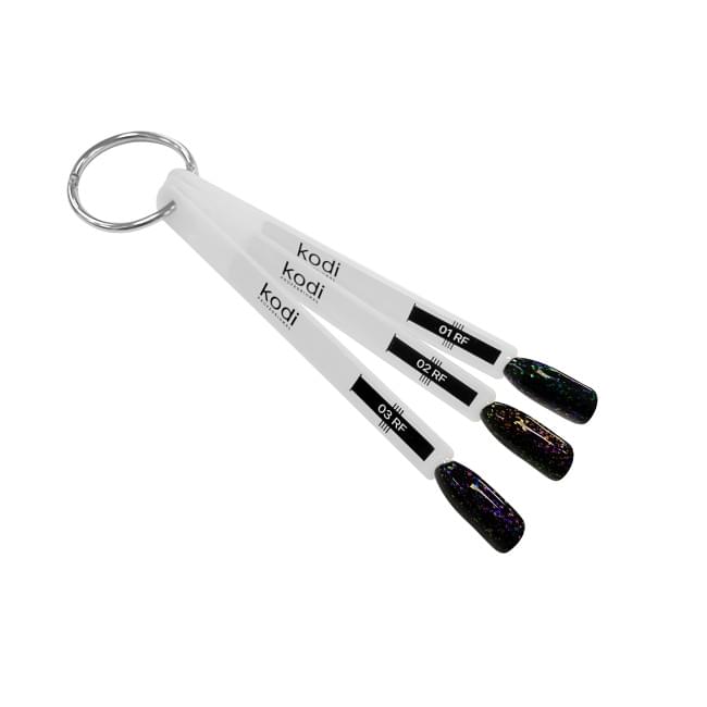 Палитра гель-лаков коллекции "Rainbow Flakes" Палитра гель-лаков коллекции "Rainbow Flakes"