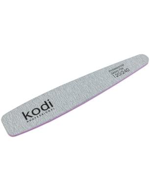 №120 Пилка для нігтів конічна 120/240 (колір: сірий, розмір:178/32/4)