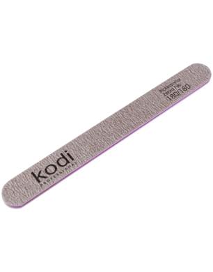 №81 Пилка для ногтей прямая 180/180 (цвет: коричневый, размер:178/19/4)