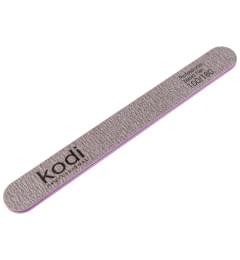 №83 Пилка для ногтей прямая 100/180 (цвет: коричневый, размер:178/19/4)