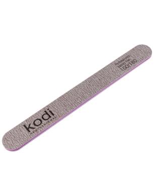 №83 Пилка для ногтей прямая 100/180 (цвет: коричневый, размер:178/19/4)