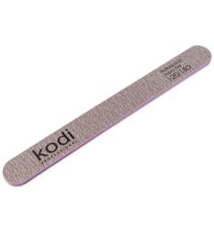№86 Пилка для ногтей прямая 120/180 (цвет: коричневый, размер:178/19/4)