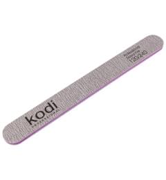 №87 Пилка для ногтей прямая 120/240 (цвет: коричневый, размер:178/19/4)