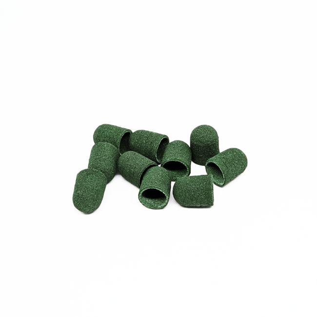 Набор колпачков для педикюра заокругленный цилиндр, 320 грит, мягкий абразив, диаметр 10,0 мм, (10шт/уп), Kp100fK Набор колпачков для педикюра заокругленный цилиндр, 320 грит, мягкий абразив, диаметр 10,0 мм, (10шт/уп), Kp100fK