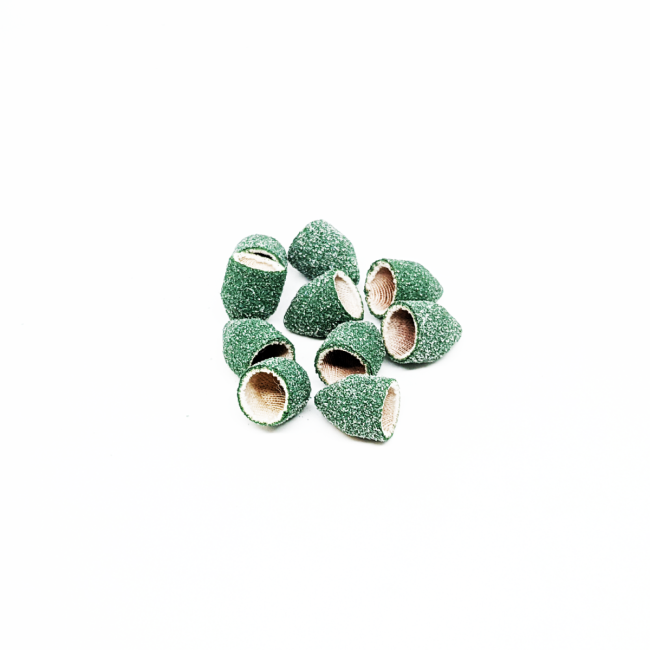 Набор колпачков для педикюра заостренный цилиндр, 60 грит, супертвердый абразив, диаметр 10,0 мм (10шт/уп), Kp10tsK Набор колпачков для педикюра заостренный цилиндр, 60 грит, супертвердый абразив, диаметр 10,0 мм (10шт/уп), Kp10tsK