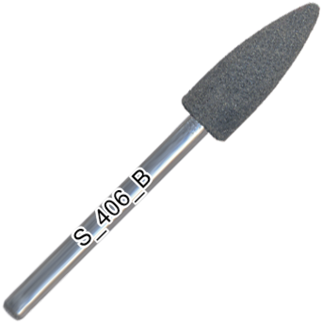 Полірувальник силіконовий конус, середній абразив, діаметр 5,5 мм, довжина робочої частини 16,0 мм S_406_K Полірувальник силіконовий конус, середній абразив, діаметр 5,5 мм, довжина робочої частини 16,0 мм S_406_K