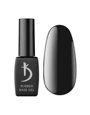 Черная каучуковая база основа, 8 мл - Black Rubber Base Gel Kodi professional 