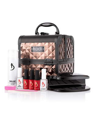 Набор для покрытия ногтей гель-лаком “Nail Beauty Box” (кофейный)
