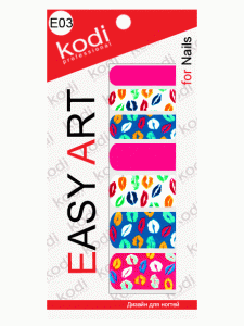 Слайдеры для ногтей (фотодизайн) Easy Art E03