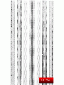 Наклейки для нігтів (стікери) Nail Art Stickers FL 024 (срібло)