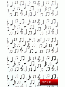 Наклейки для нігтів (стікери) Nail Art Stickers SP 008 (срібло)