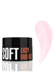 Профессиональная акрилово-гелевая система Easy Duo Gel Soft (цвет: Pretty Pink), 35 г