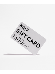Подарункова карта "Gift Card" номіналом 1500 грн.