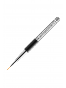 Пензлик для розпису в тубусі №00 / 3 (нейлон; ручка: метал, акрил)