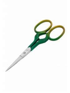 Ножницы для бровей золотисто-зеленые