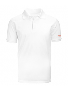Тениска мужская (цвет: белый c красным логотипом, размер: XL)