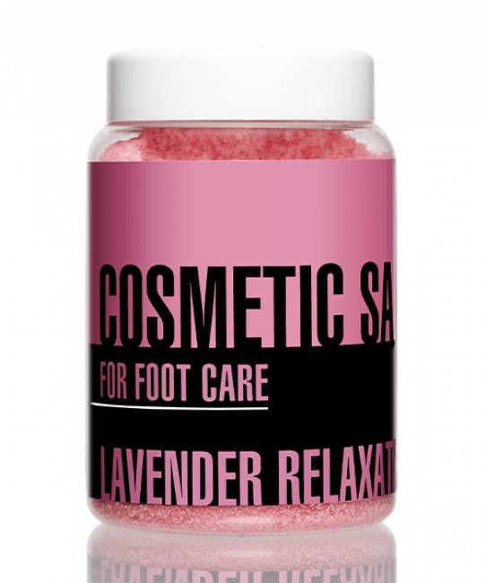 Косметична сіль для догляду за ногами Lavender relaxation, 450 г.